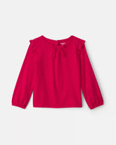 Toddler Girl Long-Sleeve Top - Red