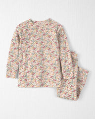 Baby Girl 2-Piece Organic Cotton Pajamas in Floral