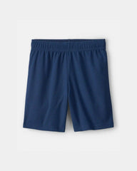 Boys 3-Pack Mesh Active Shorts - Black/Blue/Grey