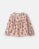 Girls Toddler Girl Floral Long-Sleeve Top