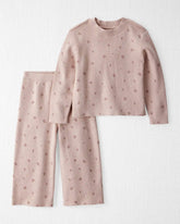 Toddler Girl 2-Piece Organic Cotton Sweater Knit Top & Pant Set