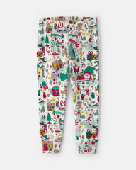 Toddler 2-Piece Christmas Scavenger Hunt 100% Cotton Snug Fit Pajama Set