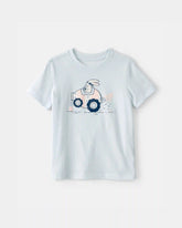 Toddler Easter Bunny Graphic Tee - Blue