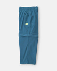 Toddler Boy 2-in-1 Poplin Zip-Off Pants - Blue