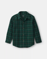 Toddler Boy Plaid Long-Sleeve Button-Down Shirt - Green