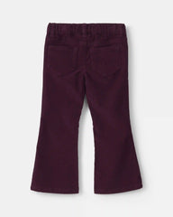 Toddler Girl Corduroy Pull-On Stretch Leggings - Purple