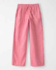 Girls Organic Cotton Gauze Pants