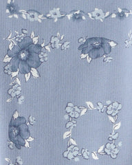 Toddler Girl Floral Drawstring Knit Joggers - Blue
