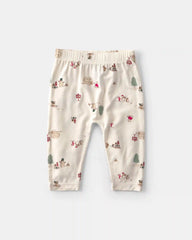 Baby 2-Piece North Pole PurelySoft™ Long-Sleeve Bodysuit & Pant Set - Cream