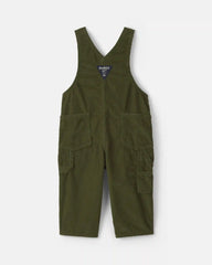 Baby Corduroy Overalls - Olive Green