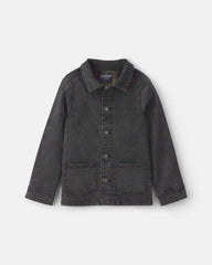 Boys Denim Utility Jacket - Black