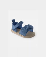 Baby Girl Bow Sandals - Blue