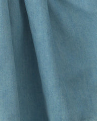 Girls Chambray Denim Skort - Indigo