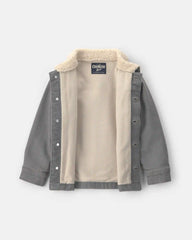 Toddler Boy Washed Denim Button-Down Shirt - Light Wash