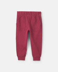 Baby Boy 2-Piece Construction French Terry Sweatshirt & Pant Set - Burgundy