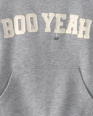 Baby Boy 2-Piece 'Boo Yeah' Halloween French Terry Sweatshirt & Pant Set - Grey/Black