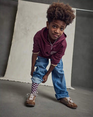 Boys Denim Baggy Jeans - Medium Wash