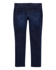 Kid Dark Wash Plus-Fit Skinny-Leg Jeans