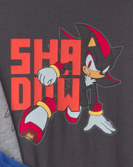 Boys 3-Pack Sonic The Hedgehog™ Long-Sleeve Multipack Tops