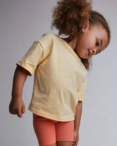 Toddler Rolled Cuff Tee - Yellow