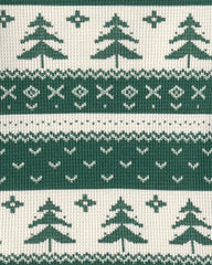 Toddler 2-Piece Fair Isle Waffle Knit Pajamas Made with Organic Cotton
