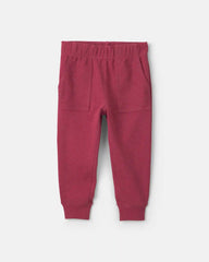 Toddler Boy 2-Piece Construction French Terry Sweatshirt & Pant Set - Burgundy