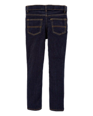 Kid Dark Blue Wash Skinny-Leg Jeans