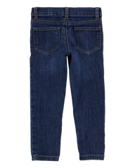 Toddler Dark Blue Wash Super Skinny-Leg Jeans