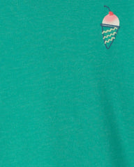 Toddler Girl Ice Cream Graphic Tee - Green