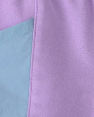 Baby Girl French Terry Shorts - Purple/Blue