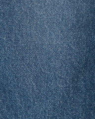 Baby Girl Wide-Leg Overalls - Medium Wash