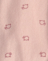 Baby Girl 2-Piece Sheep Long-Sleeve Top & Pant Set - Pink