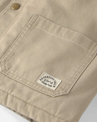 Kids Organic Cotton Twill Barn Jacket