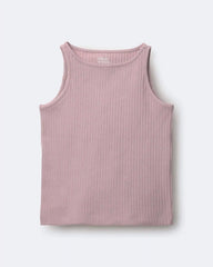 Toddler Girl Ribbed Playtime Tank Top - Mauve
