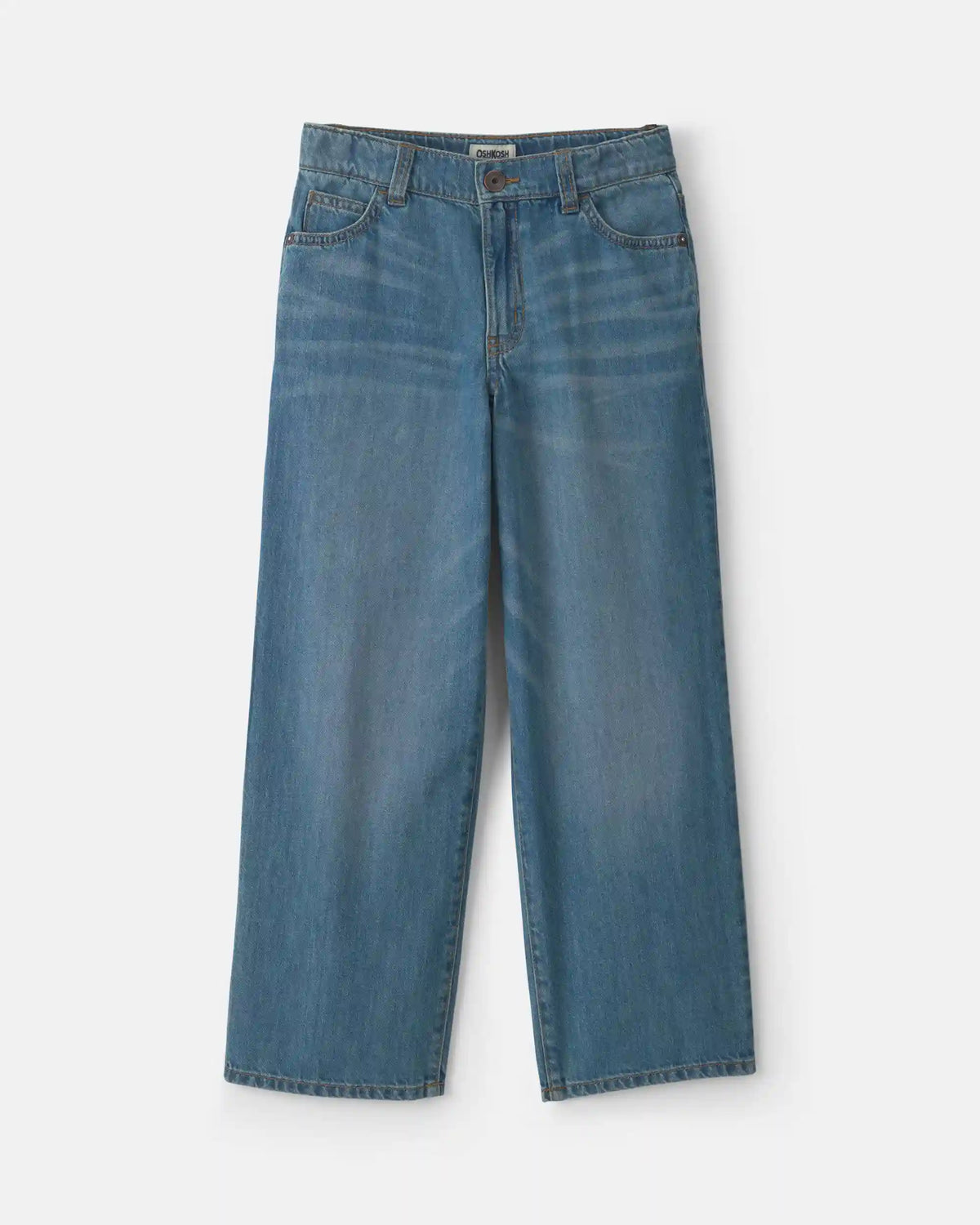 Boys Denim Baggy Jeans - Medium Wash