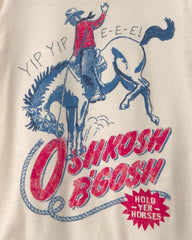 Boys Cowboy Graphic Tee - Cream