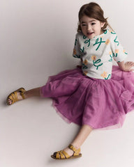 Toddler Girl Avenue Twirl™ Midi Skirt with Tulle - Purple