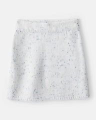 Girls Sweater Knit Skirt - Blue