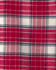 Baby Boy Organic Cotton Flannel Button-Down Shirt