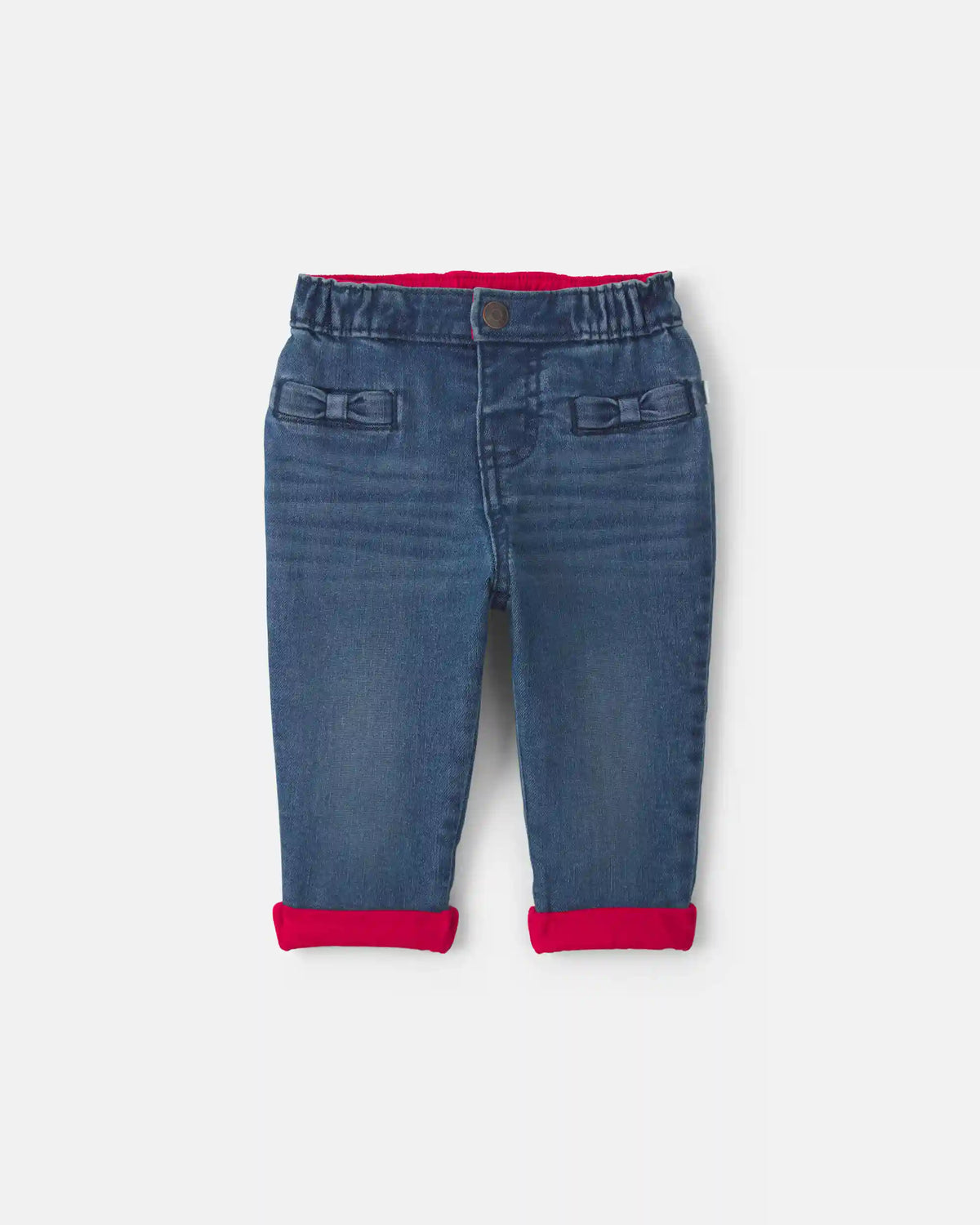 Baby Girl Denim Jeans - Dark Wash