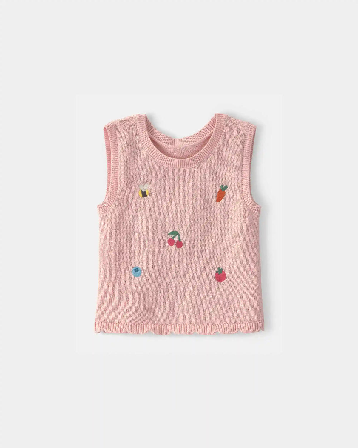 Baby Girl Summer Icon Tank Top - Pink
