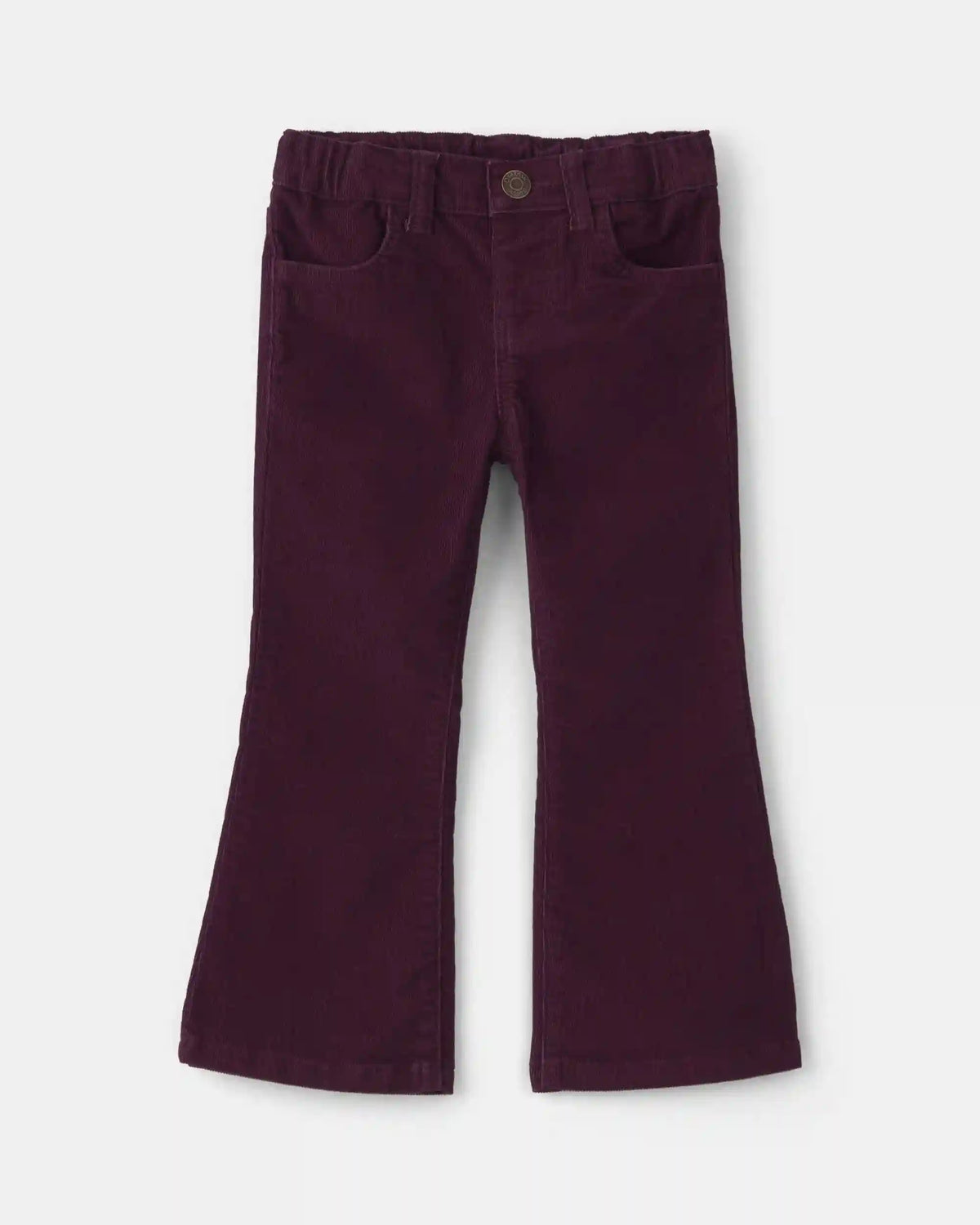 Toddler Girl Corduroy Pull-On Stretch Leggings - Purple