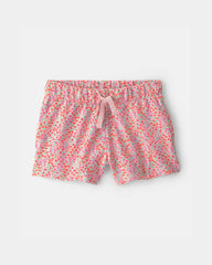 Toddler Girl Floral French Terry Shorts