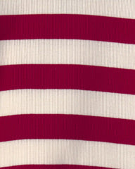 Baby 2-Piece Organic Cotton Ribbed Pajamas in Stripes