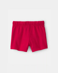 Baby Boy French Terry Shorts - Red