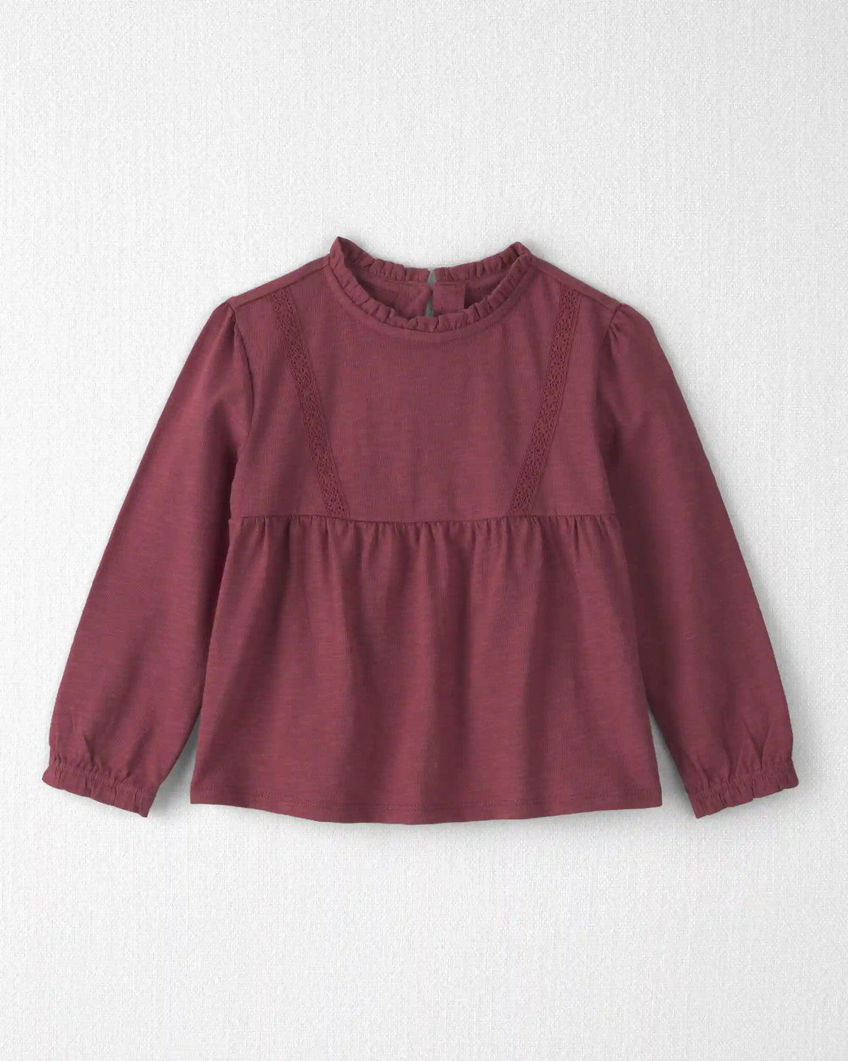 Toddler Girl Organic Cotton Peplum Top