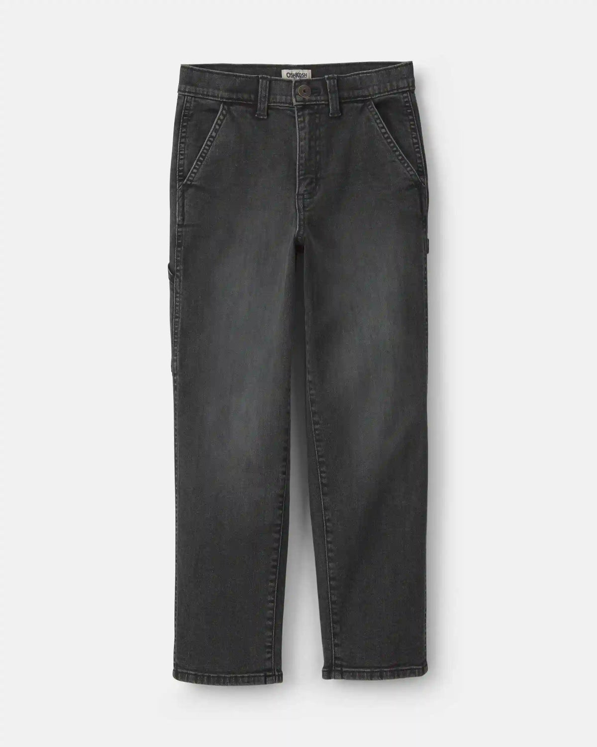Boys Denim Baggy Jeans - Charcoal Wash