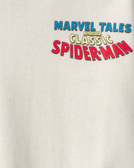 Boys ©Marvel Spider-Man French Terry Pullover Sweatshirt - White