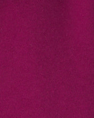 Baby Girl Bear Fleece Zip-Up Hoodie - Maroon