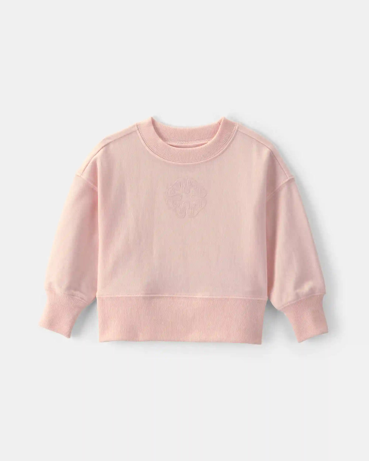 Baby Girl OshKosh Logo French Terry Pullover Sweatshirt - Pink